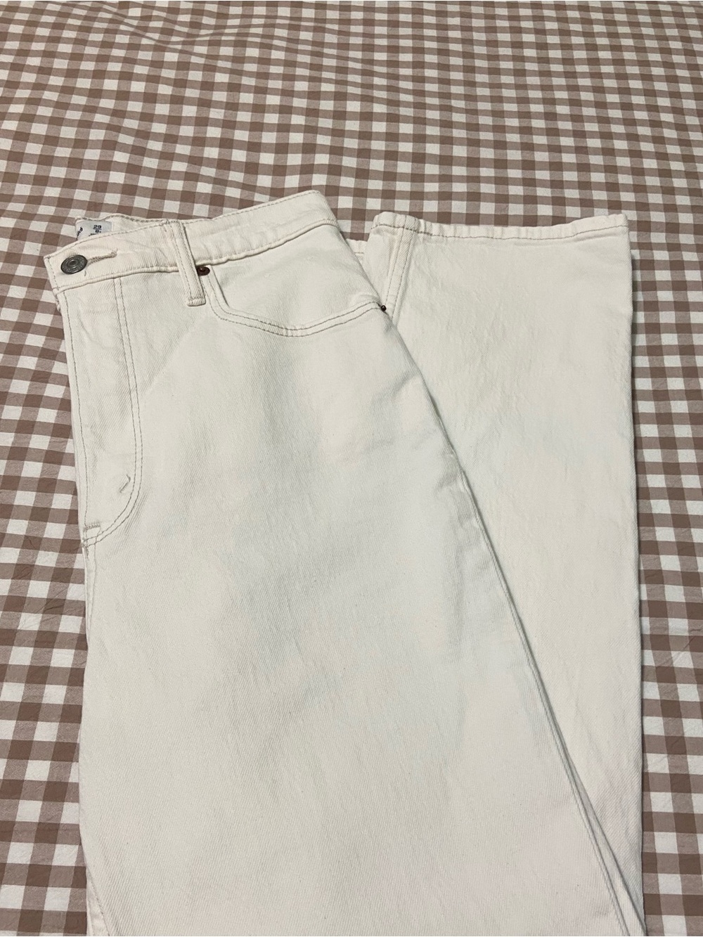 Abercrombie & Fitch The Ankle Straight Ultra High-Rise Jean